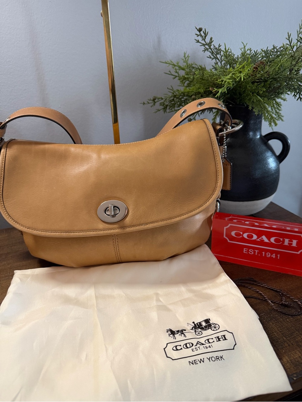 Coach Legacy Turnlock Flap Bag - Picture 16 of 16